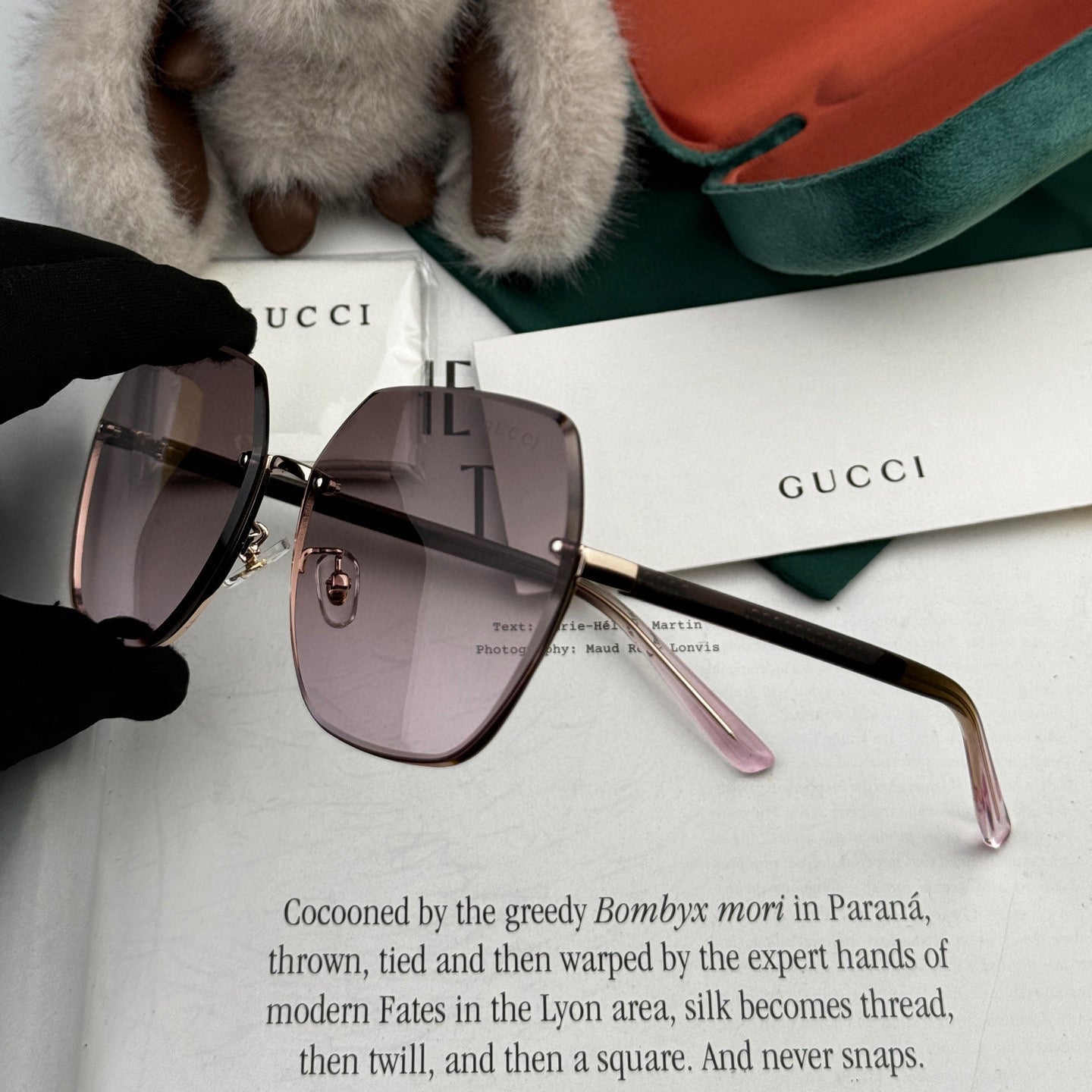 RECTANGULAR FRAME SUNGLASSES G0638 IN METAL AND ACETATE