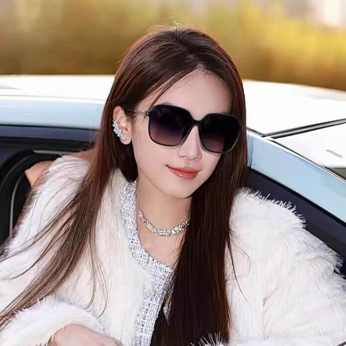 SQUARE FRAME SUNGLASSES G9747 IN ACETATE AND METAL