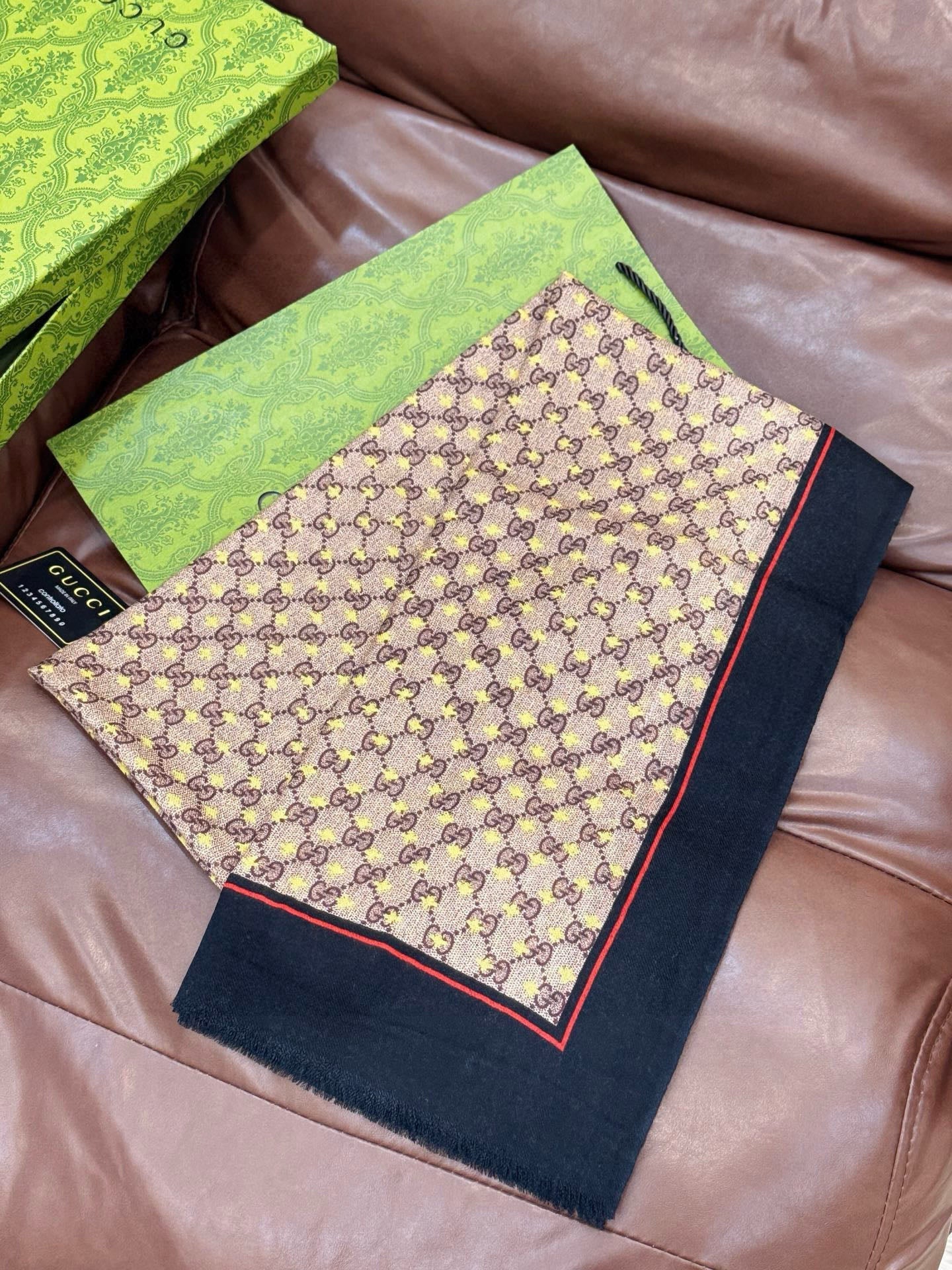 GG Classic 200CM Brown Black Wool 287729