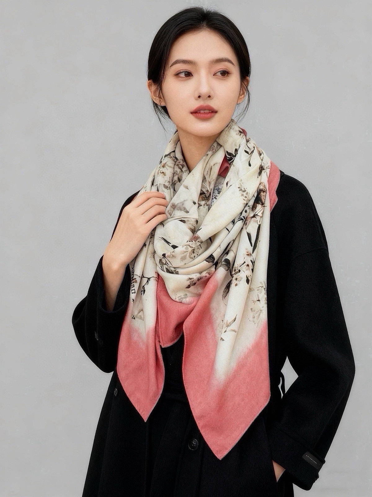 Dior 2026 Millefiori Scarf 140cm Colorful Silk And Cashmere 214960