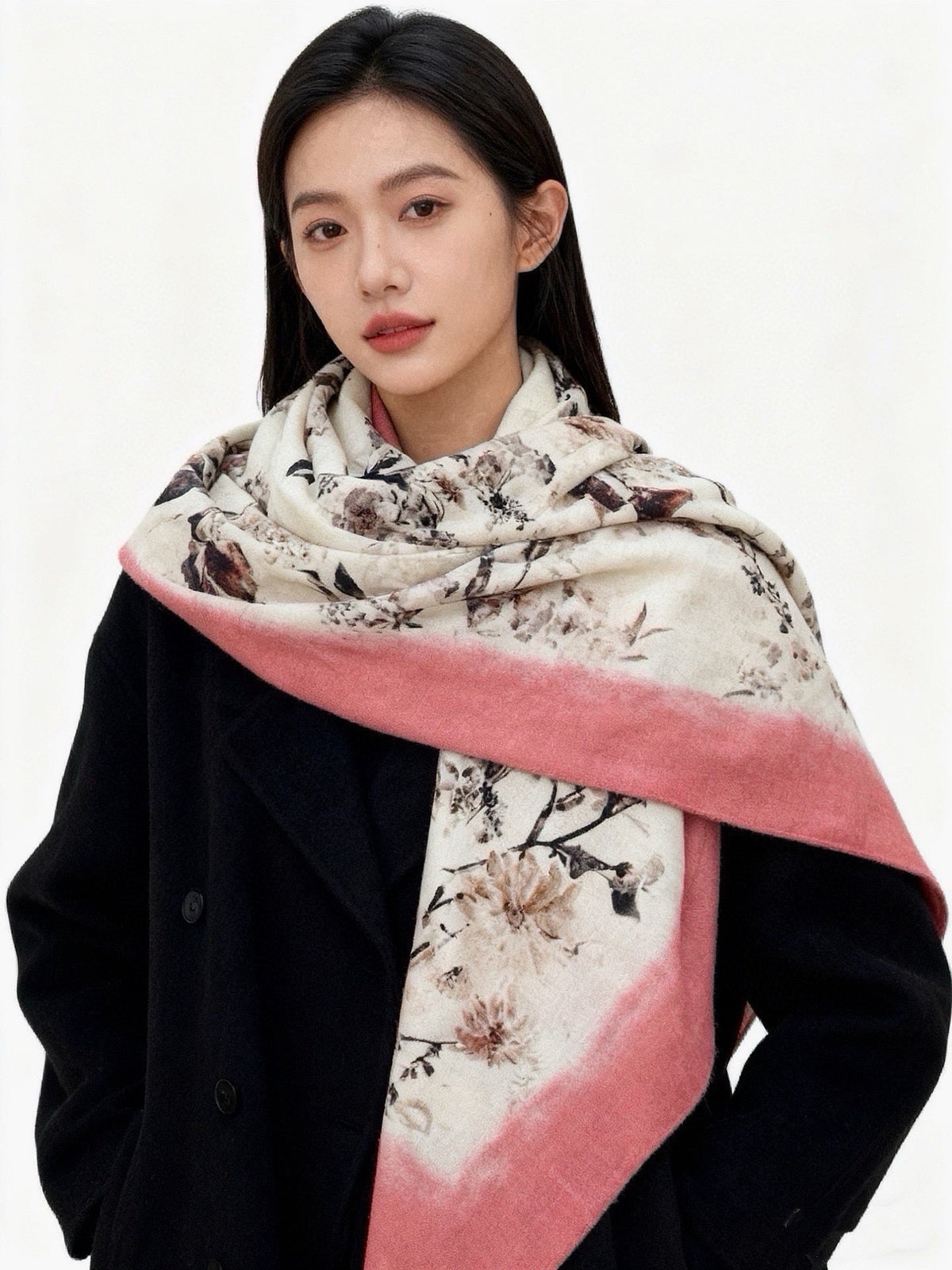 Dior 2026 Millefiori Scarf 140cm Colorful Silk And Cashmere 214960