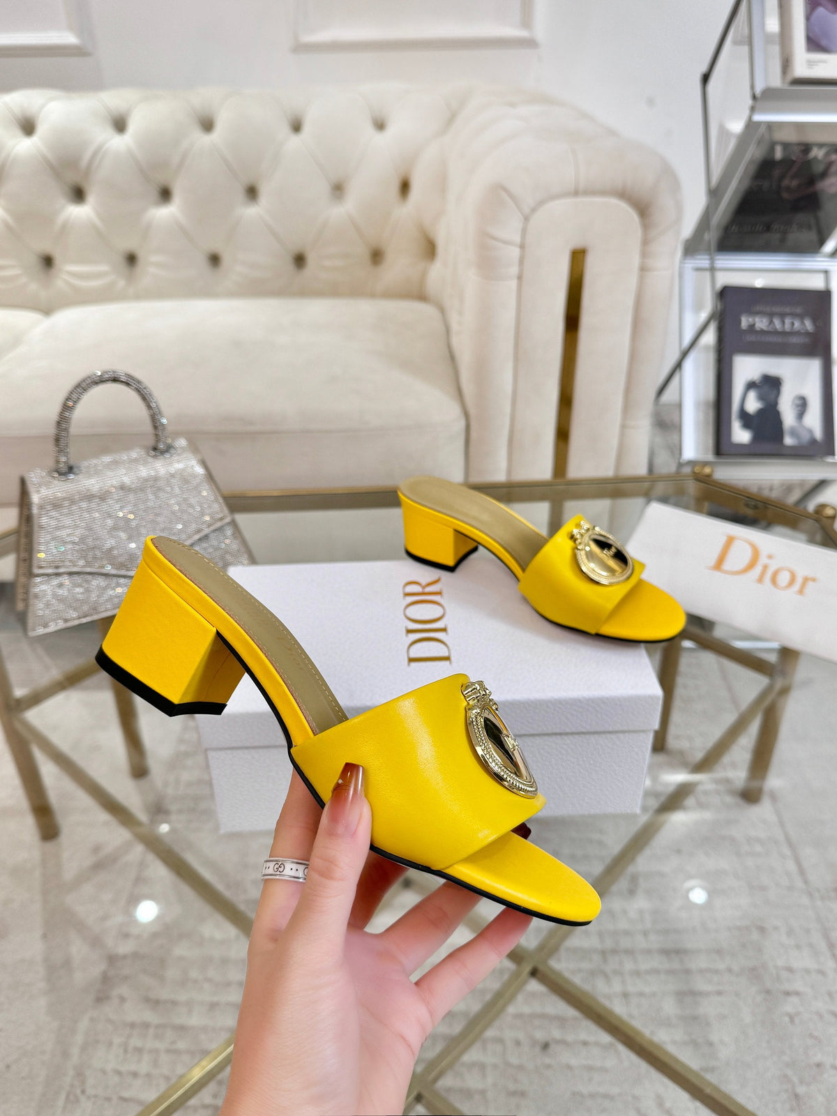 Dior 2026 Boy Heeled Sandal 55mm Calfskin 927392