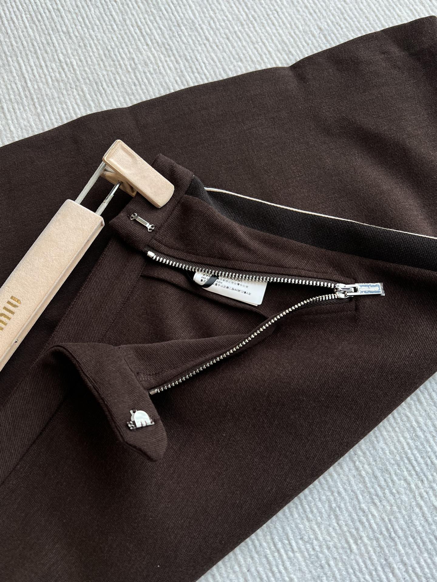 Miu Miu 25 Winter Set Brown Mix Beige Viscose