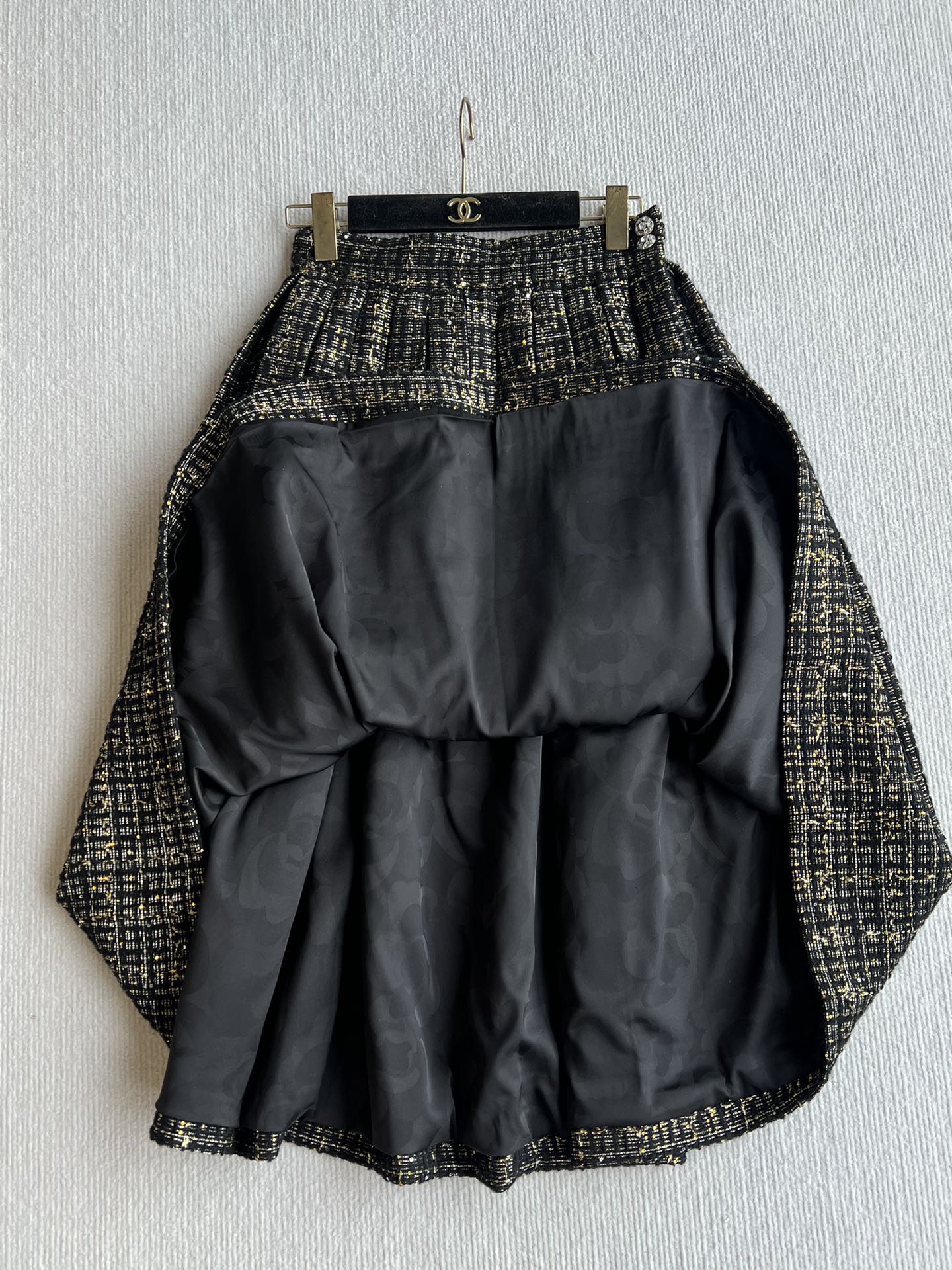 CC 25 Set Tweed Black Polyester Wool 289987