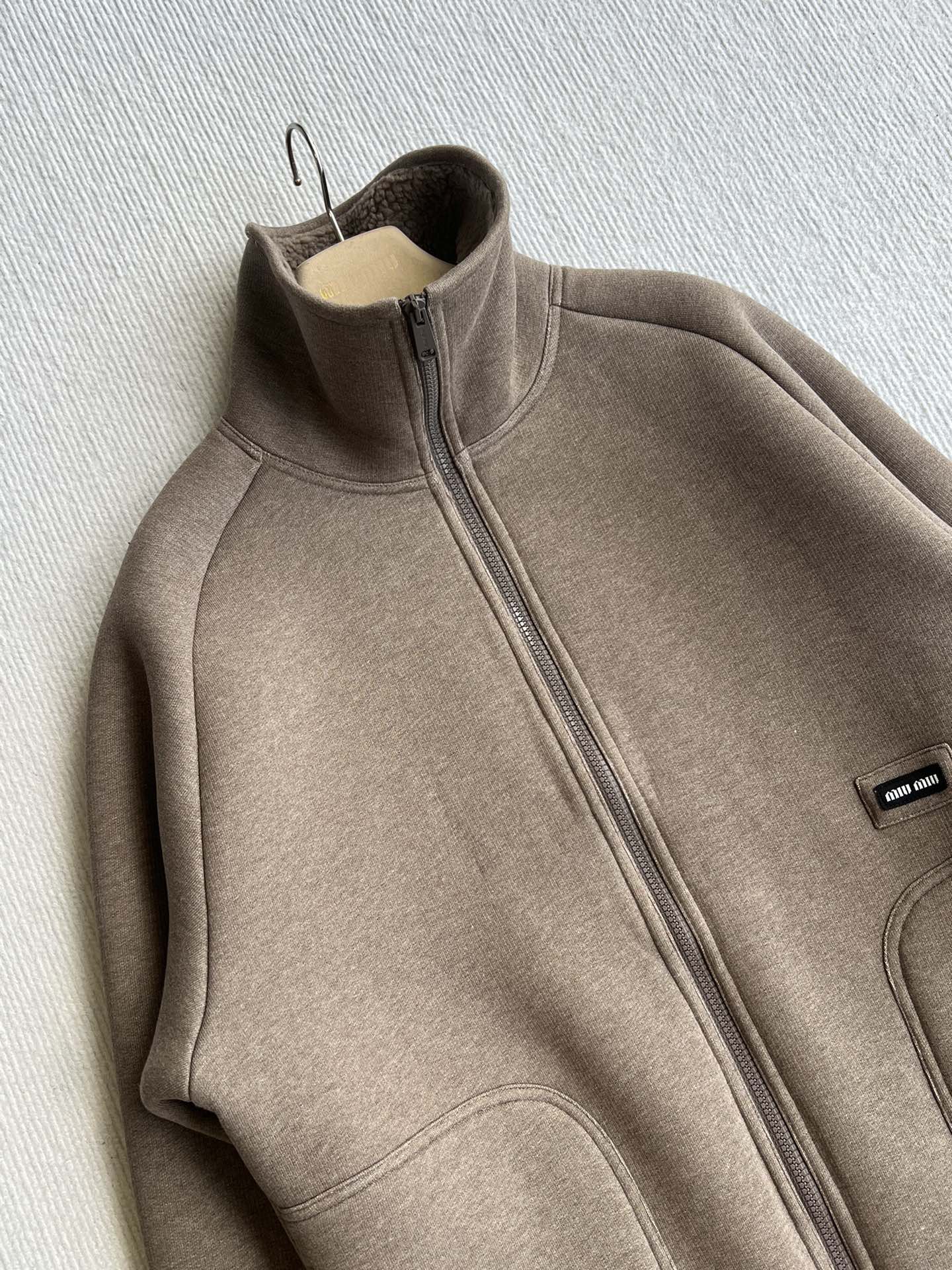 Miu Miu 25 Jacket Dark Brown Polyester 300164