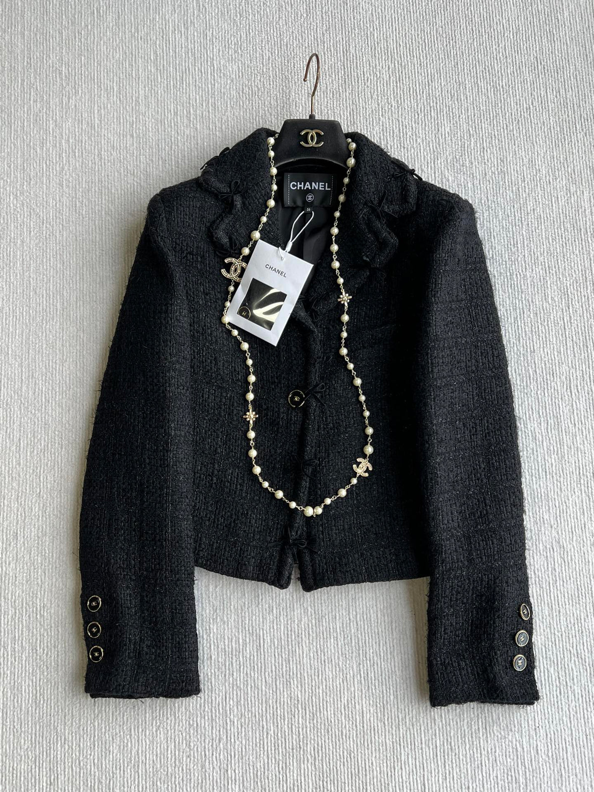 CC 25 Jacket Black Cotton 300156