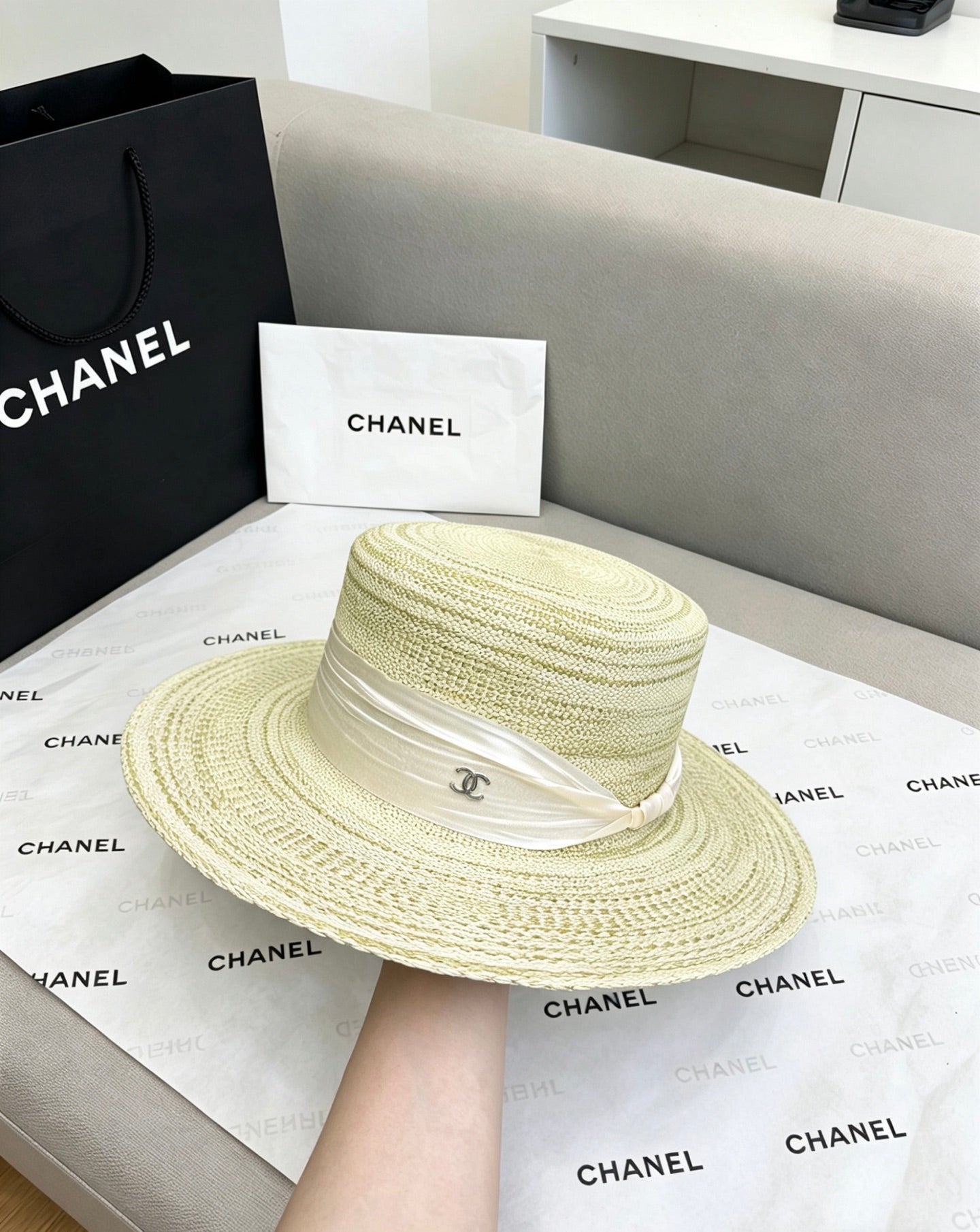 Chanel Flat Top Hat 212947