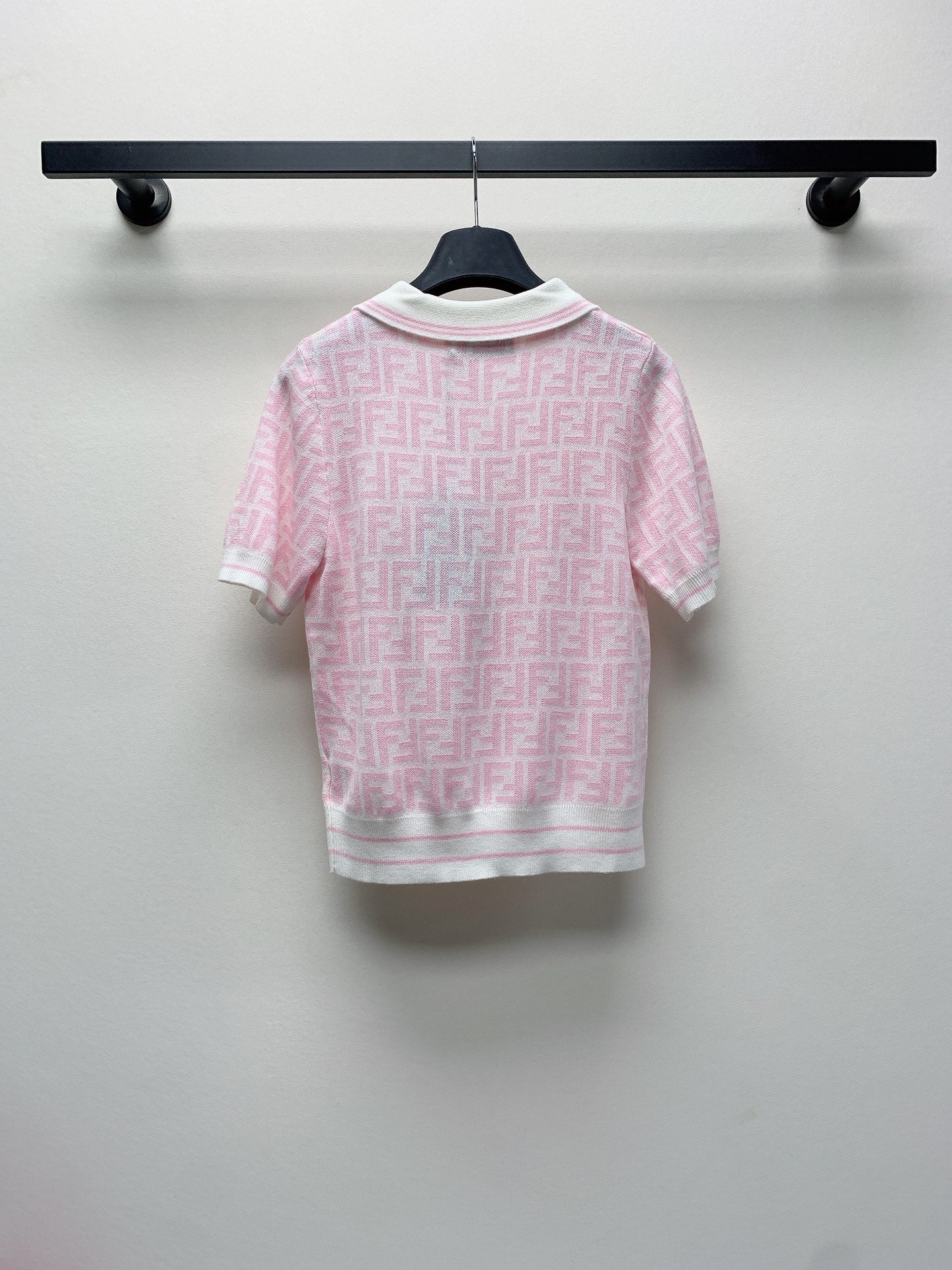 Fendi 25C Polo Shirt Pink 228188