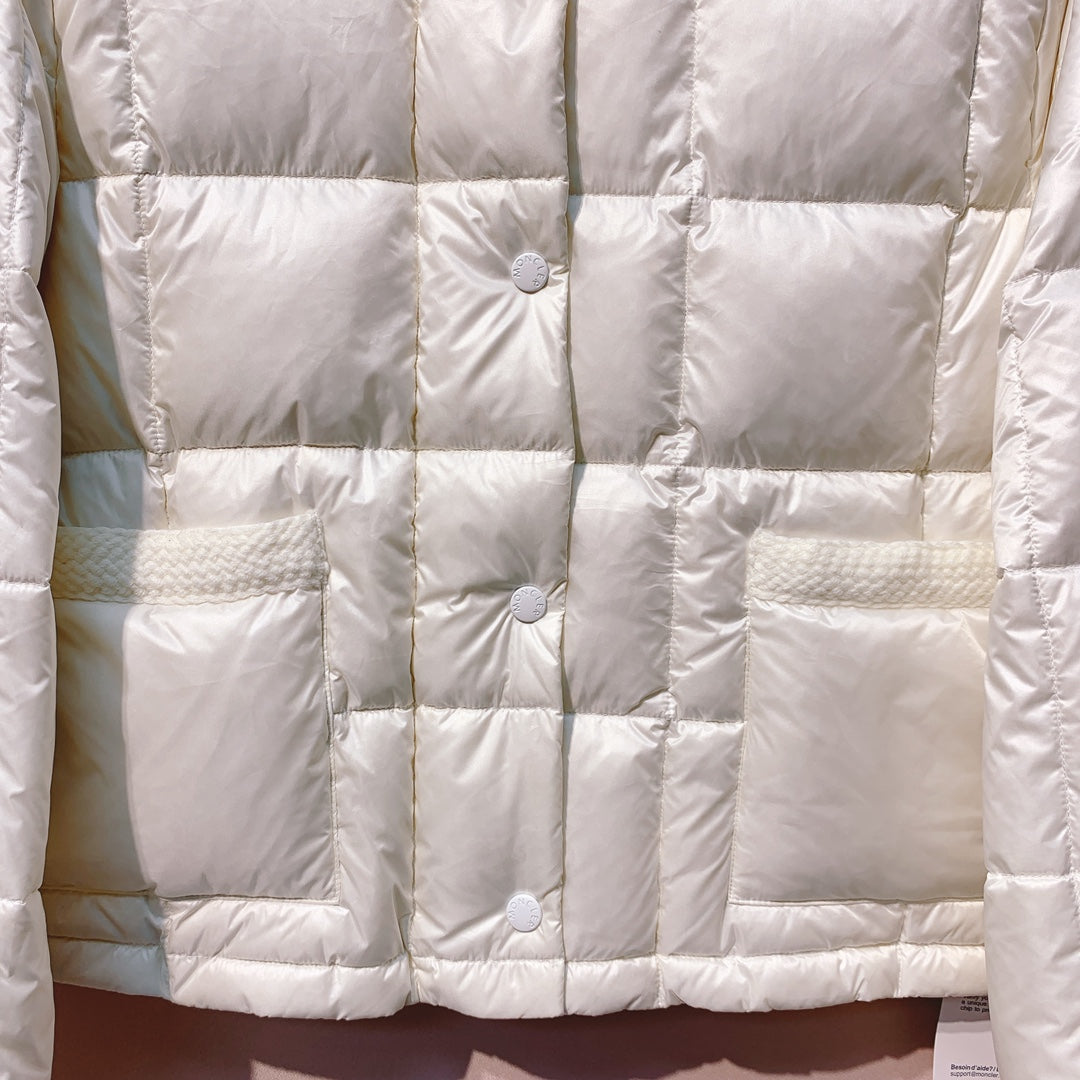 Moncler 25 Plaid Down Jacket Polyester 301730