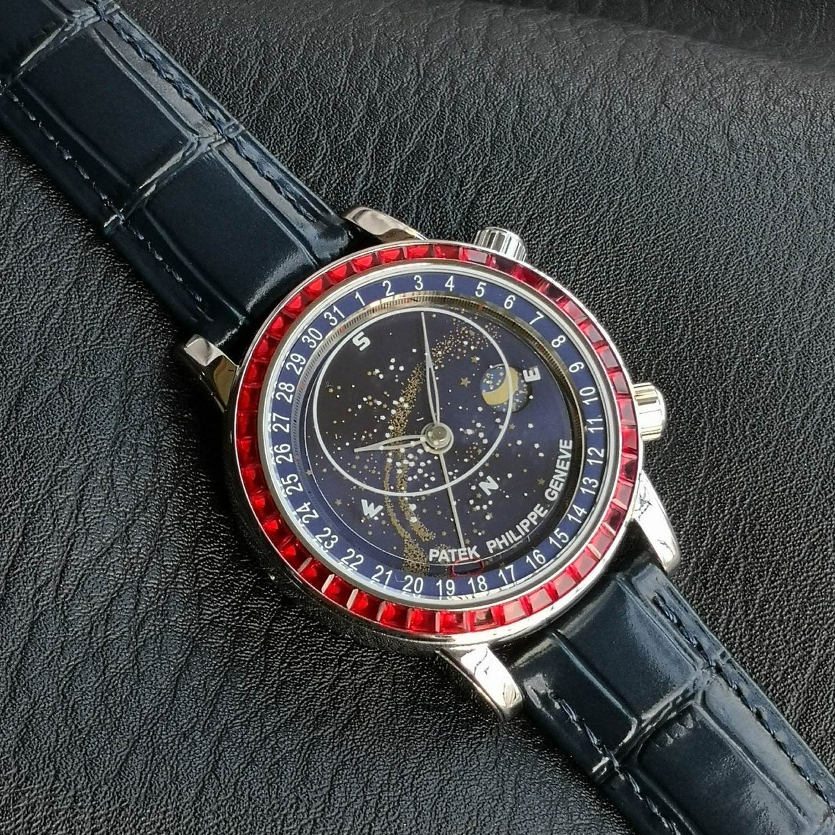 Patek Philippe Celestial Grand Complication 44mm Red Gemstones Blue Dial