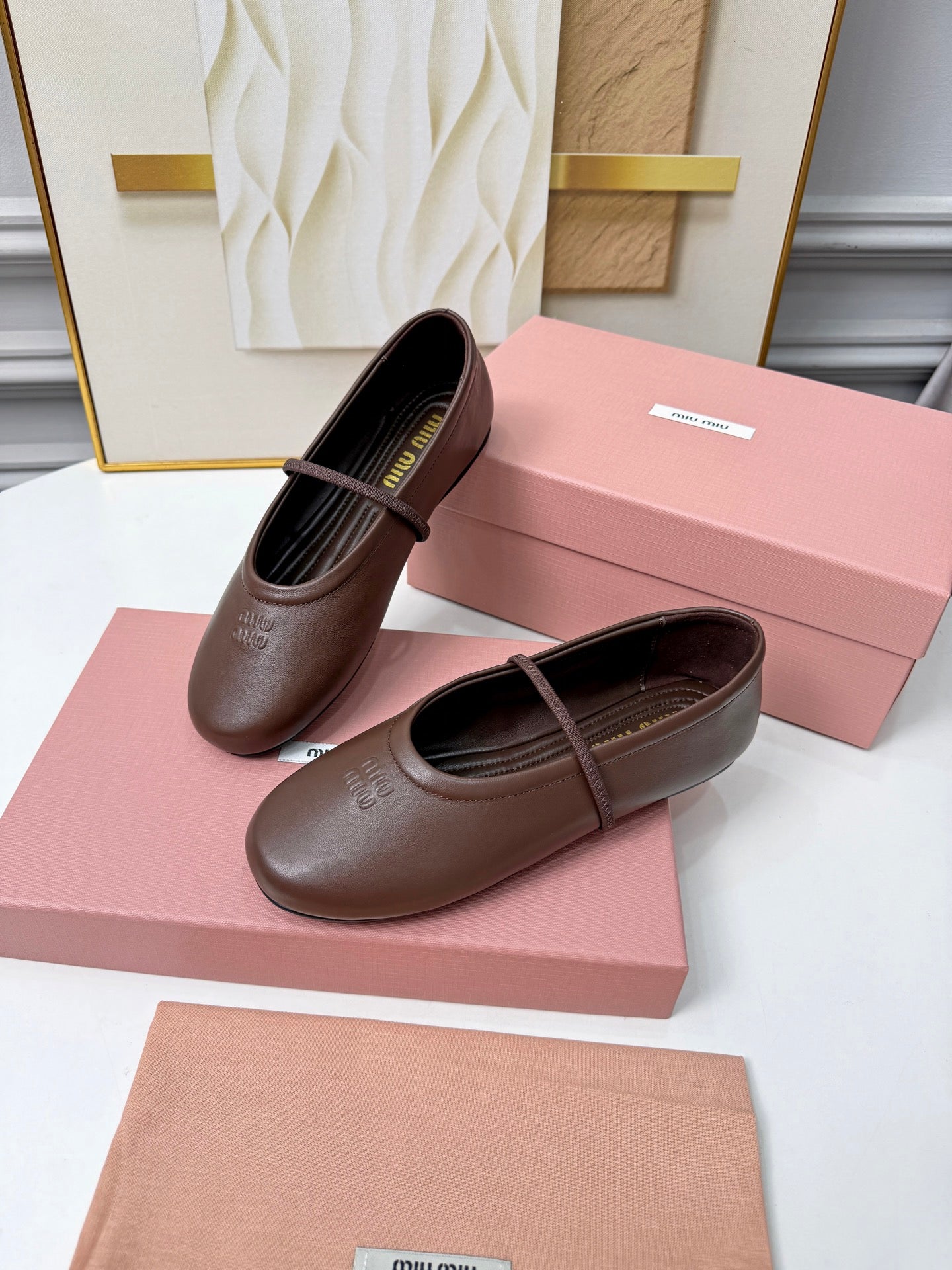 Miumiu 2026 Ballet Flat Nappa Leather 956928