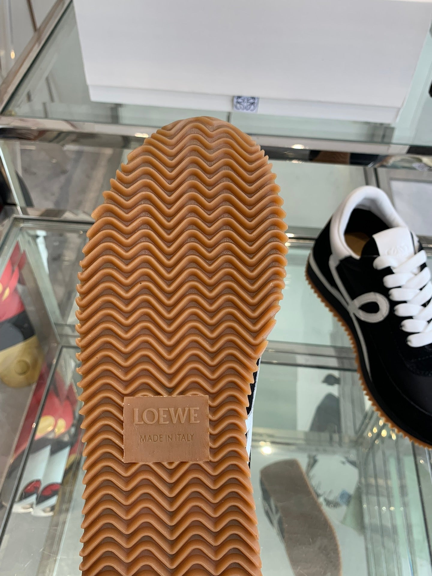 Loewe Flow Runner Sneaker Black White