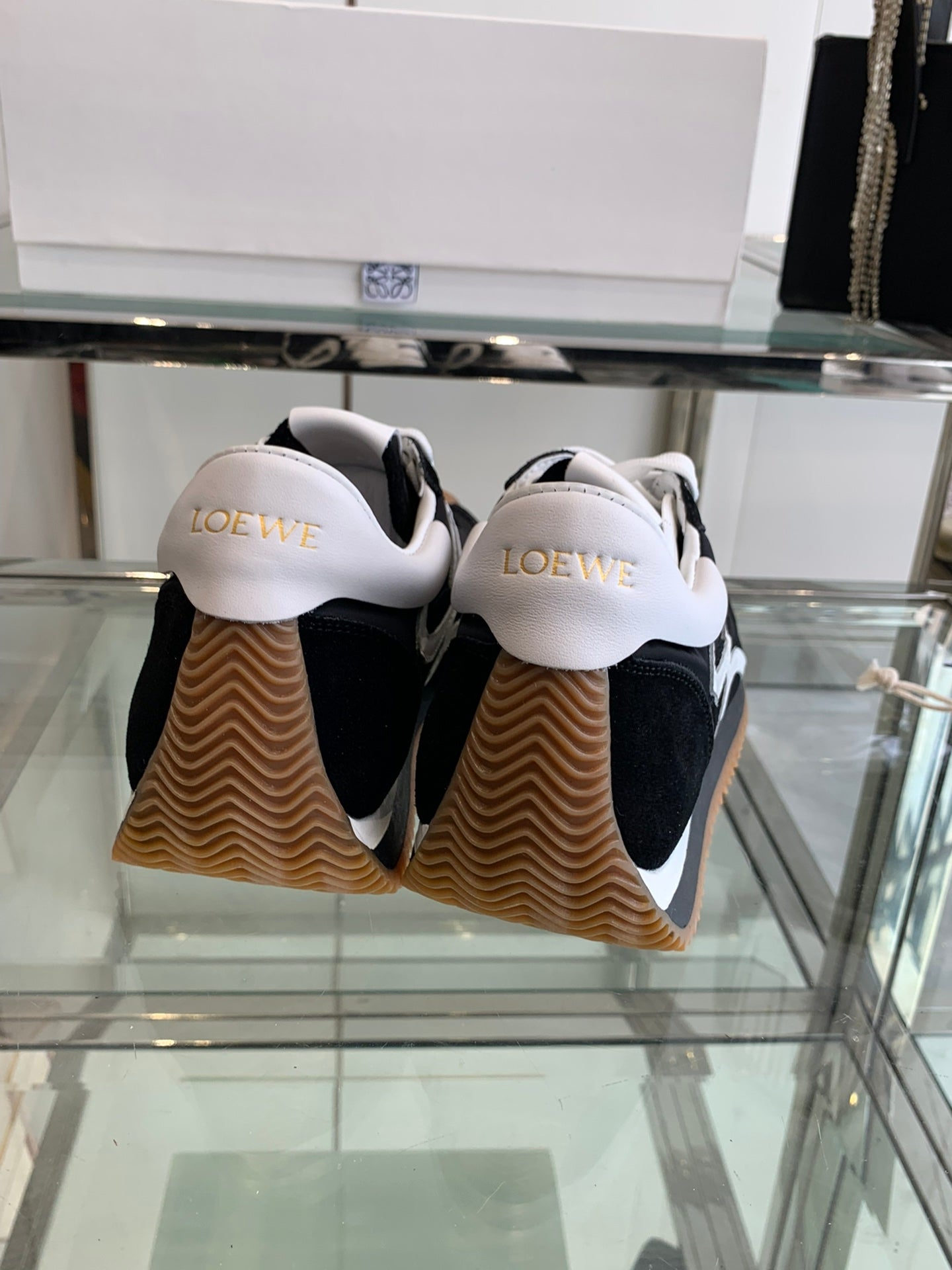 Loewe Flow Runner Sneaker Black White