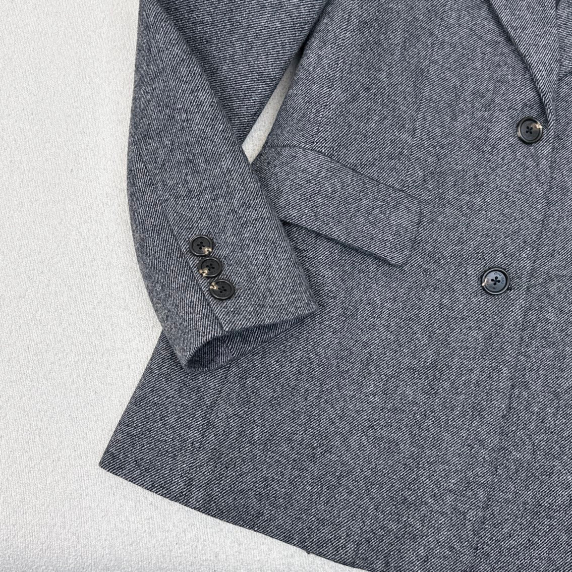 Miu Miu 25 Suit Jacket Gray Polyester Wool