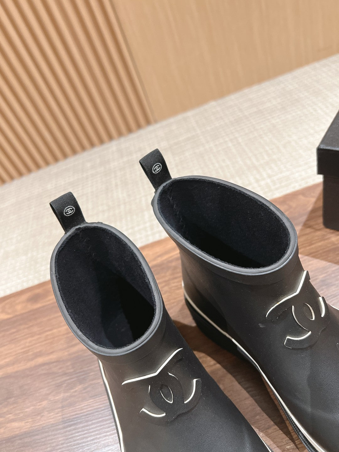 CC RAIN BOOTS BLACK TPU