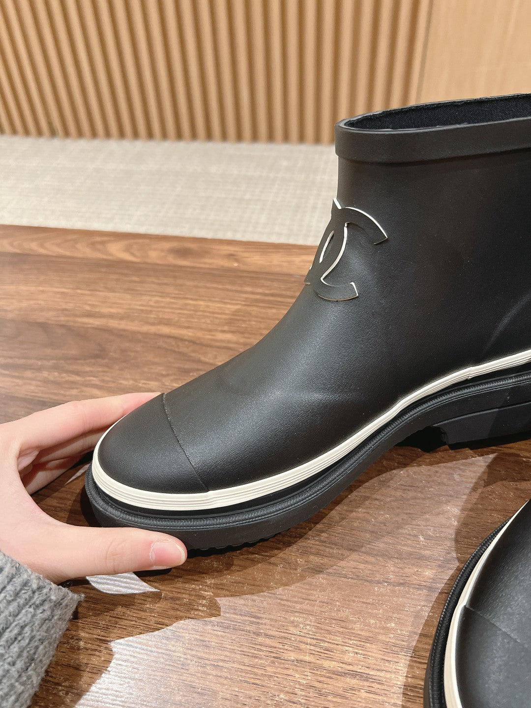 CC RAIN BOOTS BLACK TPU