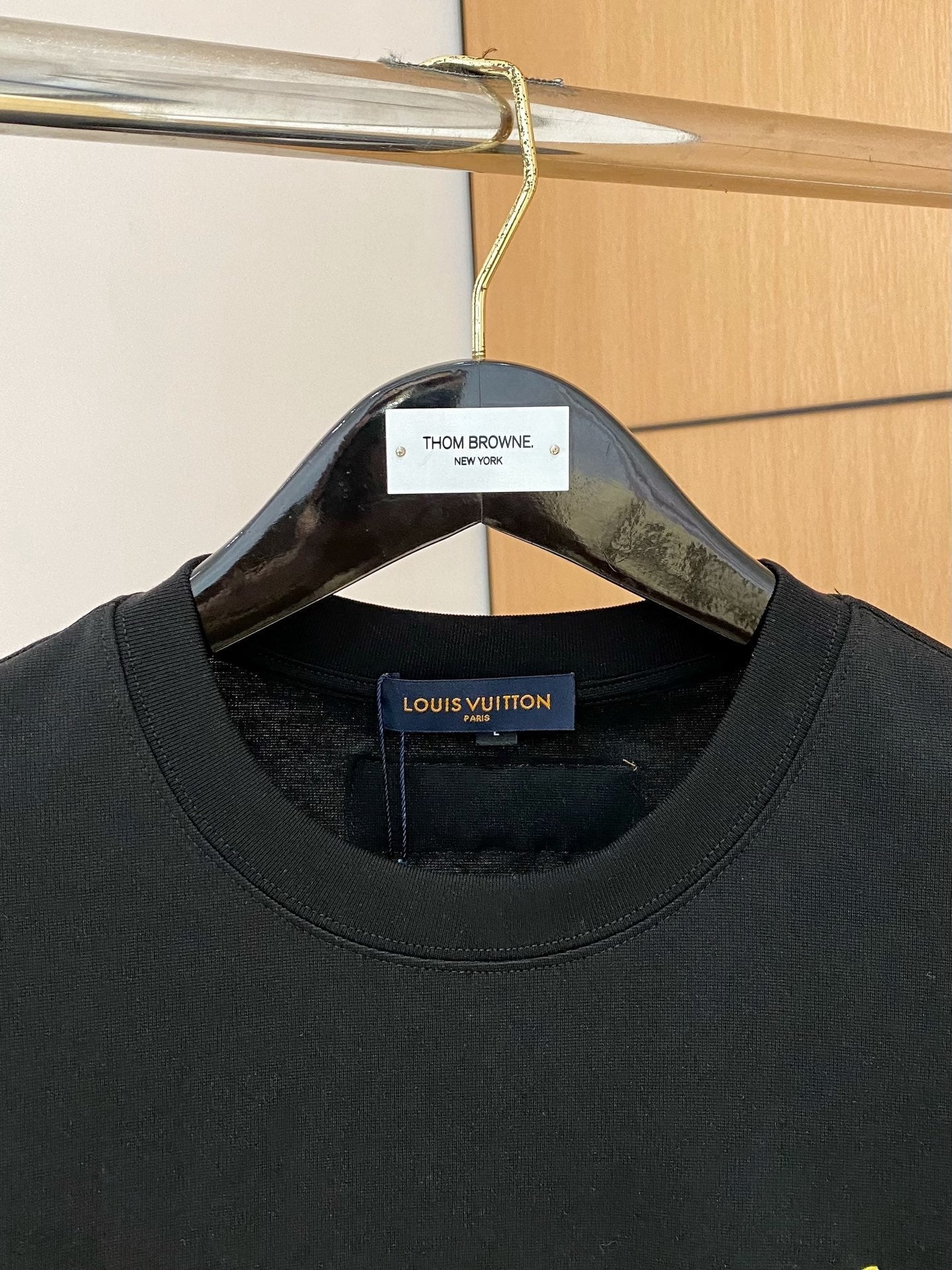 LV BLACK COTTON T-SHIRT 239592