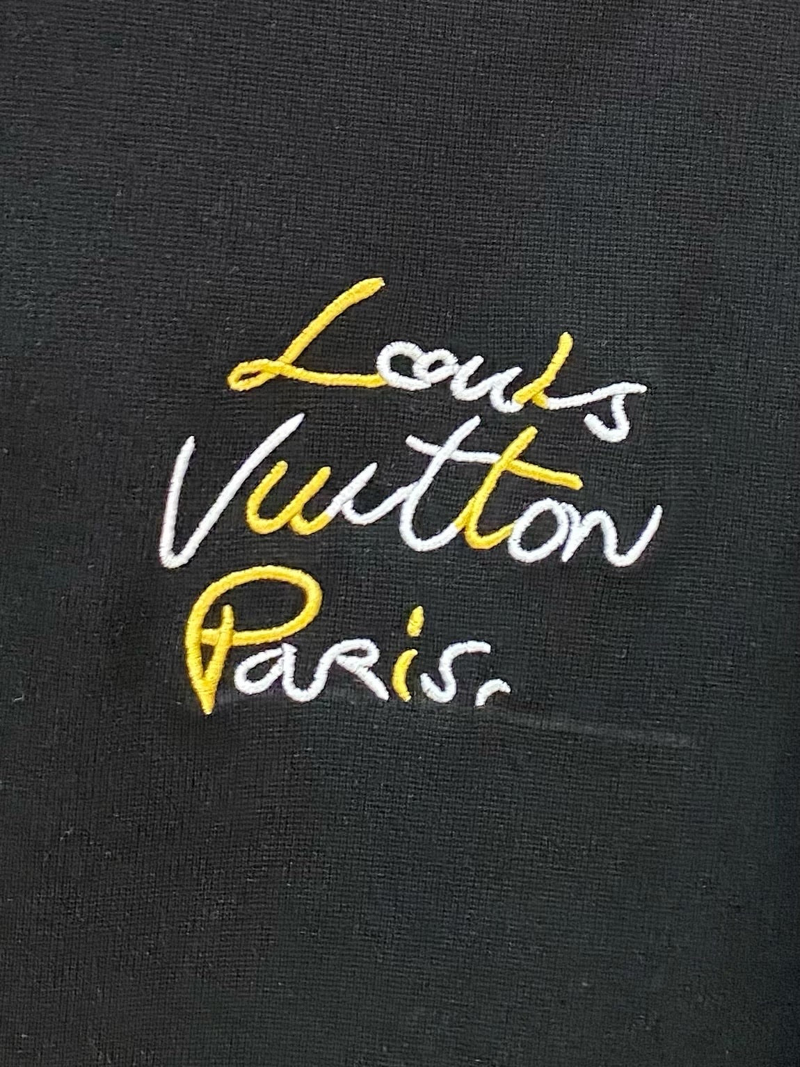 LV BLACK COTTON T-SHIRT 239592