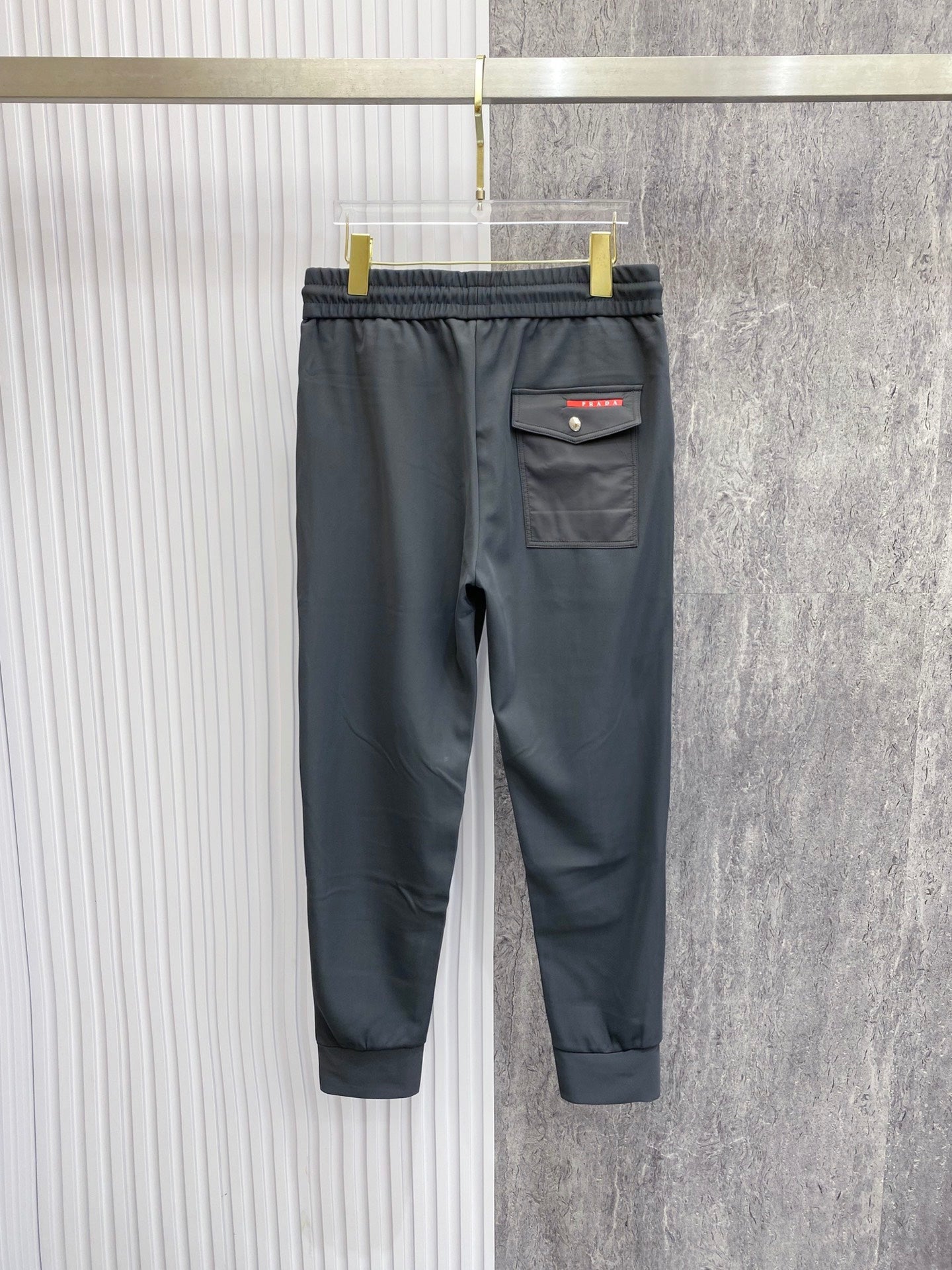 PRA 2026 Men's Casual Pants Dark Gray Fabric 842903
