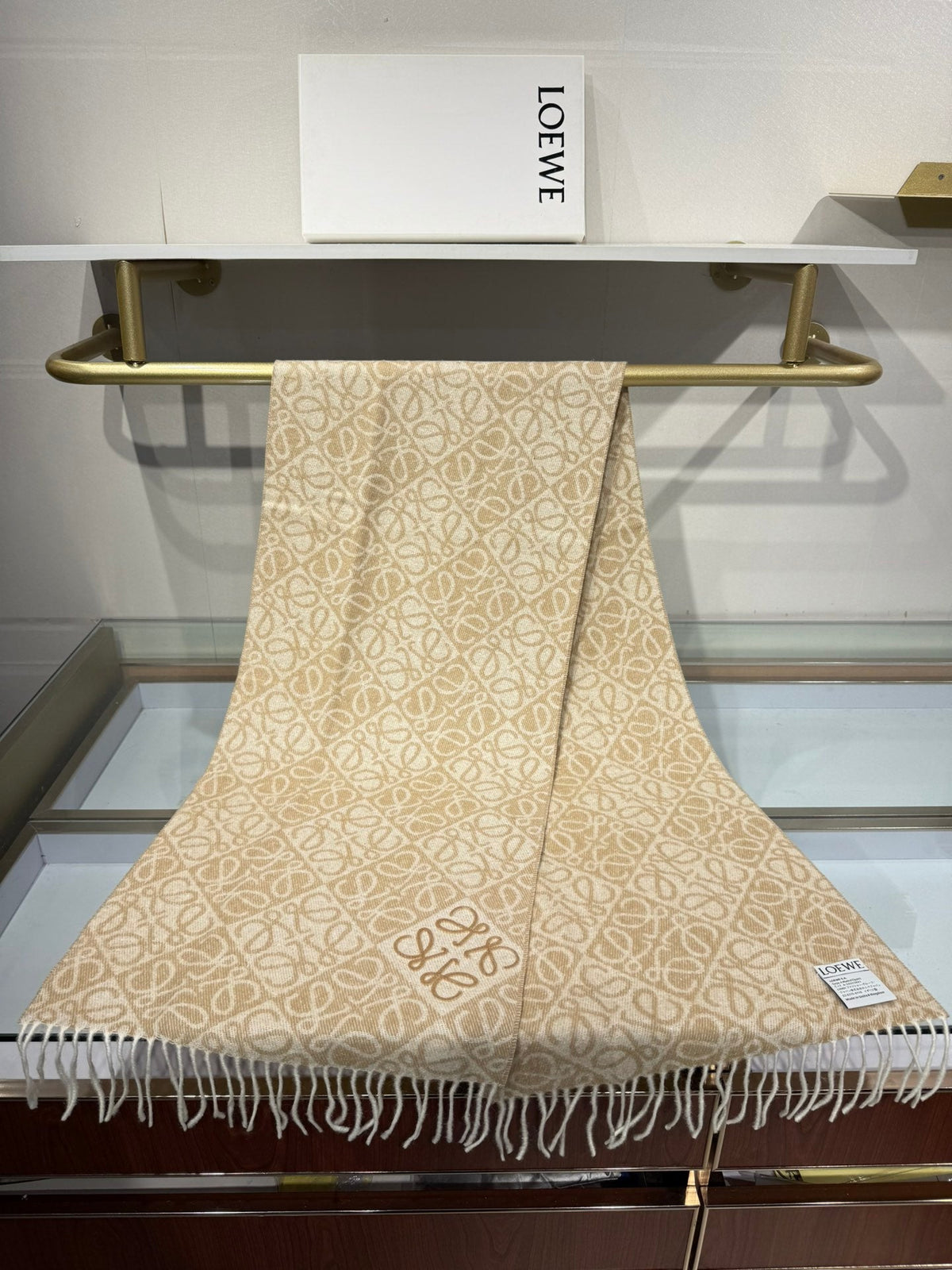 Loewe 2026 Anagram Scarf 180cm Wool And Cashmere 200658