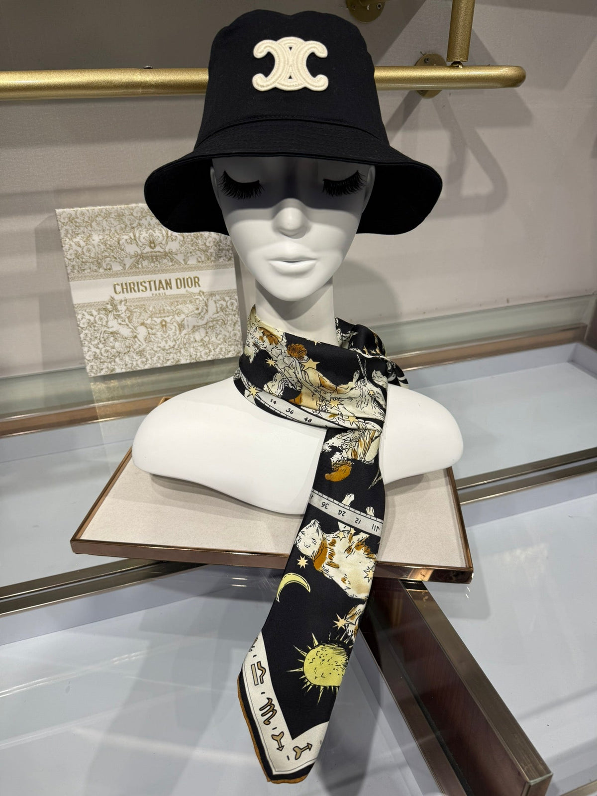 Dior 2026 Night of Dreams Scarf 90cm Silk 198297