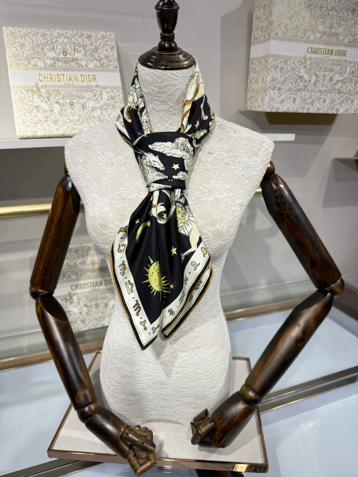 Dior 2026 Night of Dreams Scarf 90cm Silk 198297