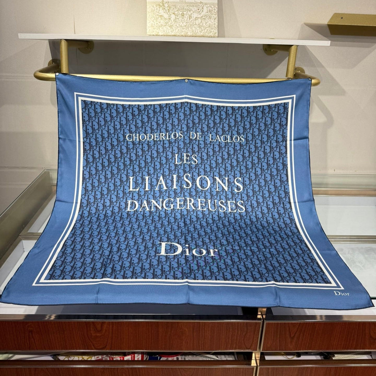Dior 2026 Les Liaisons Scarf 90cm Silk 201079