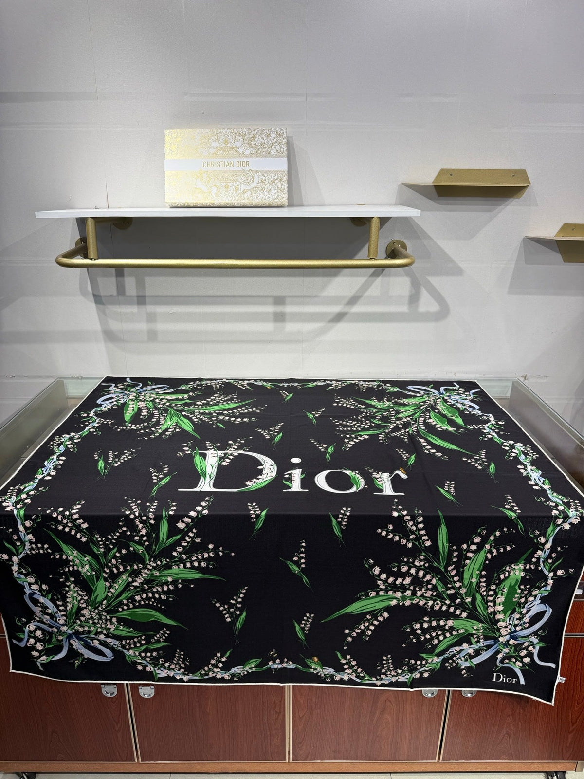 Dior 2026 Valley Scarf 135cm Cashmere And Silk 215660