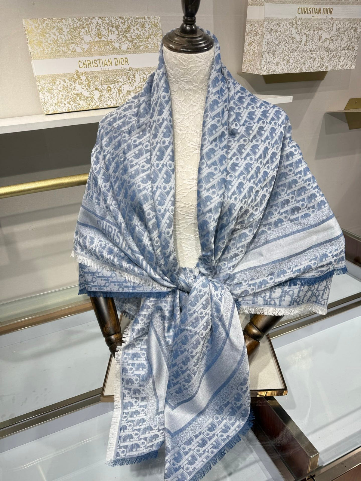 Dior 2026 Scarf 140cm Mulberry Silk 217282