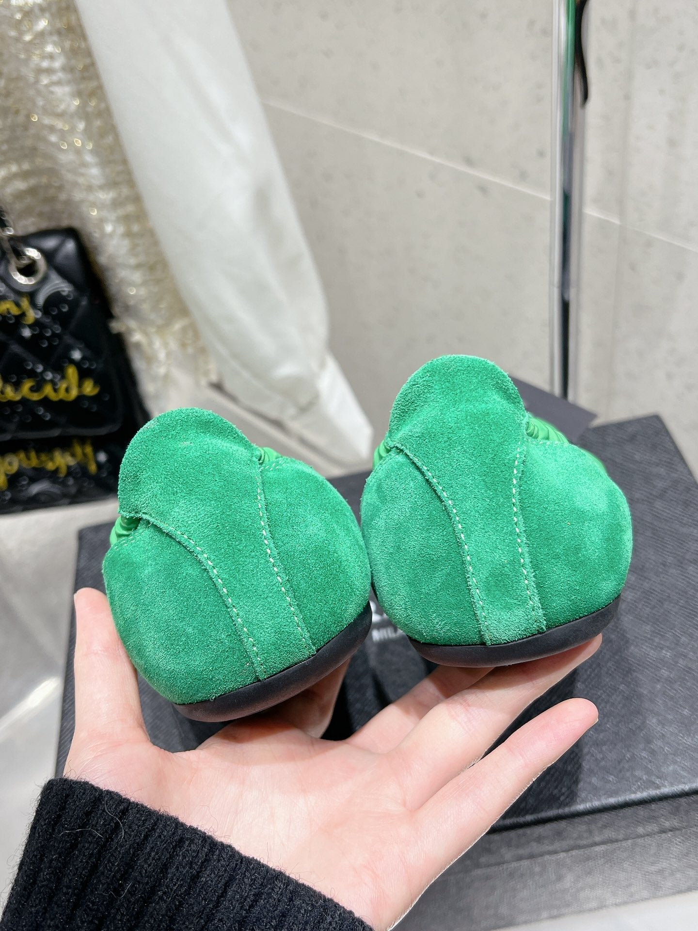 Pra 2025 Collapse Sneaker Green Black Re-Nylon Suede 554285