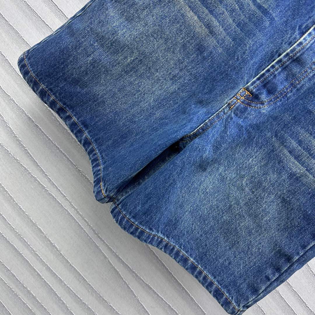 Miu Blue Denim Short 224826