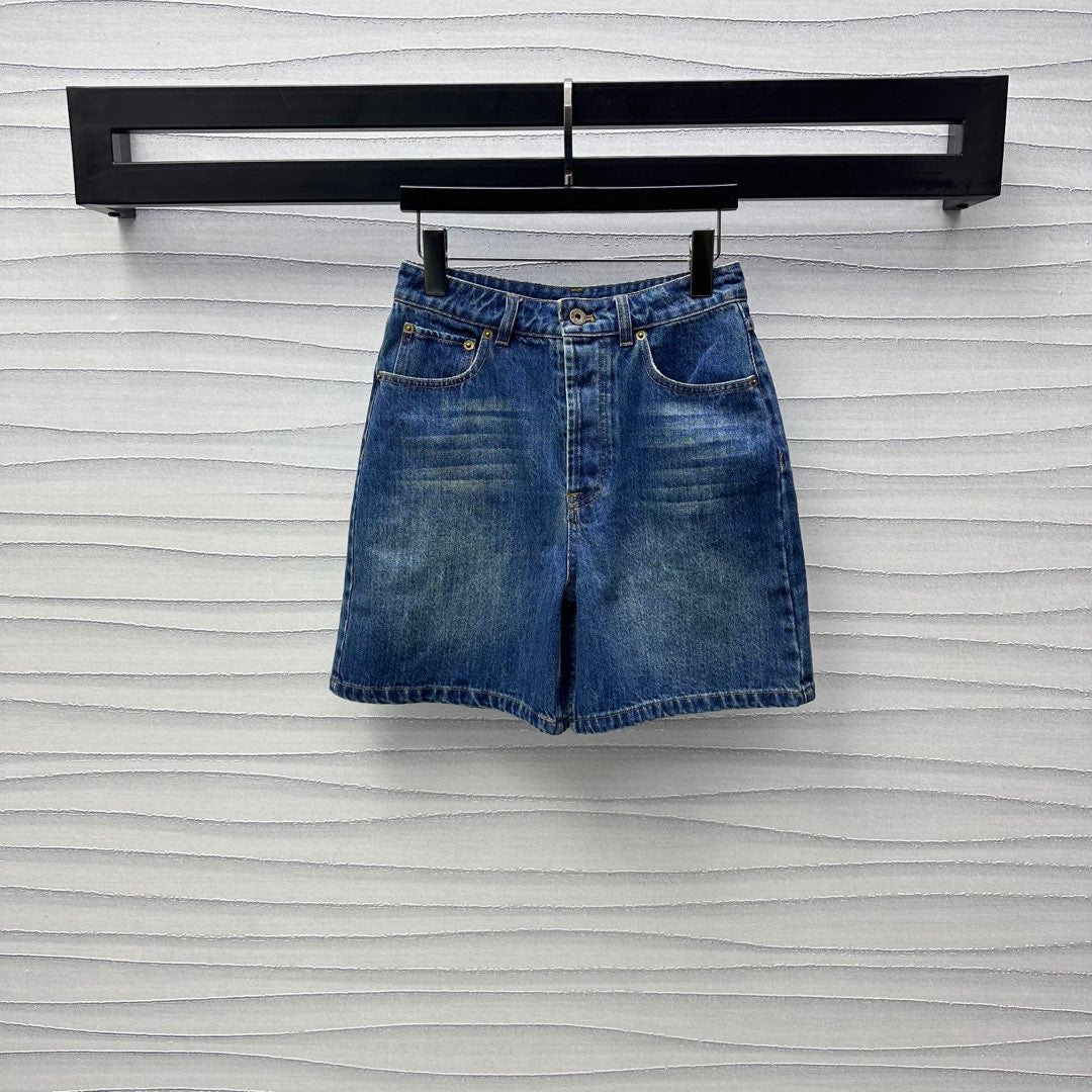 Miu Blue Denim Short 224826