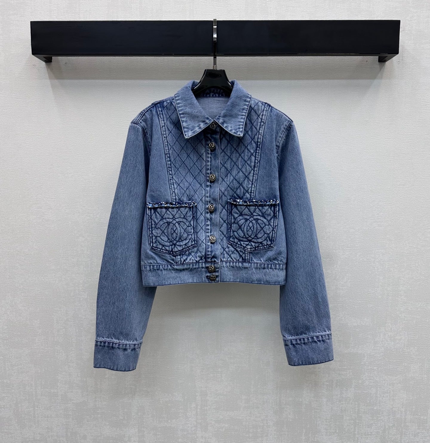 Chanel 2026 Denim Jacket Blue Cotton 356141