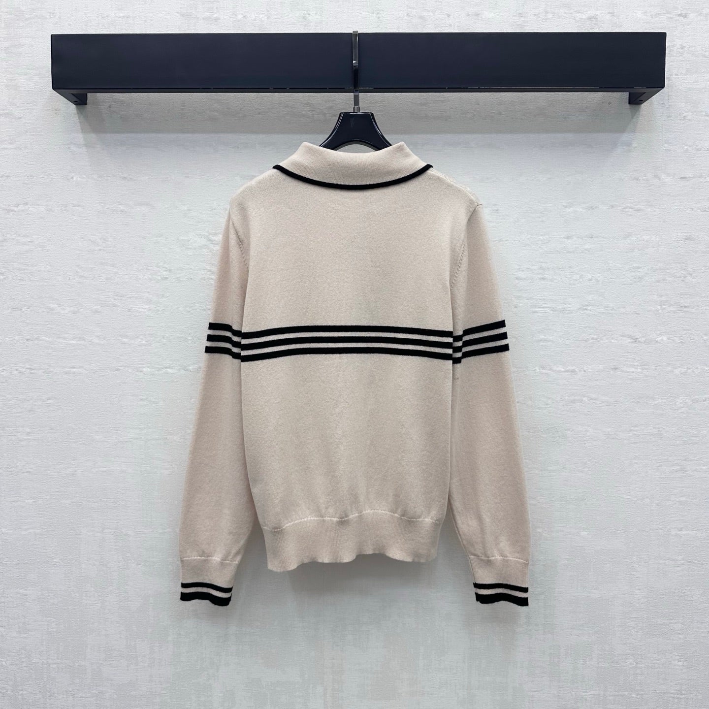 Miumiu 2026 Striped Long-Sleeve Knitwear Wool 418694