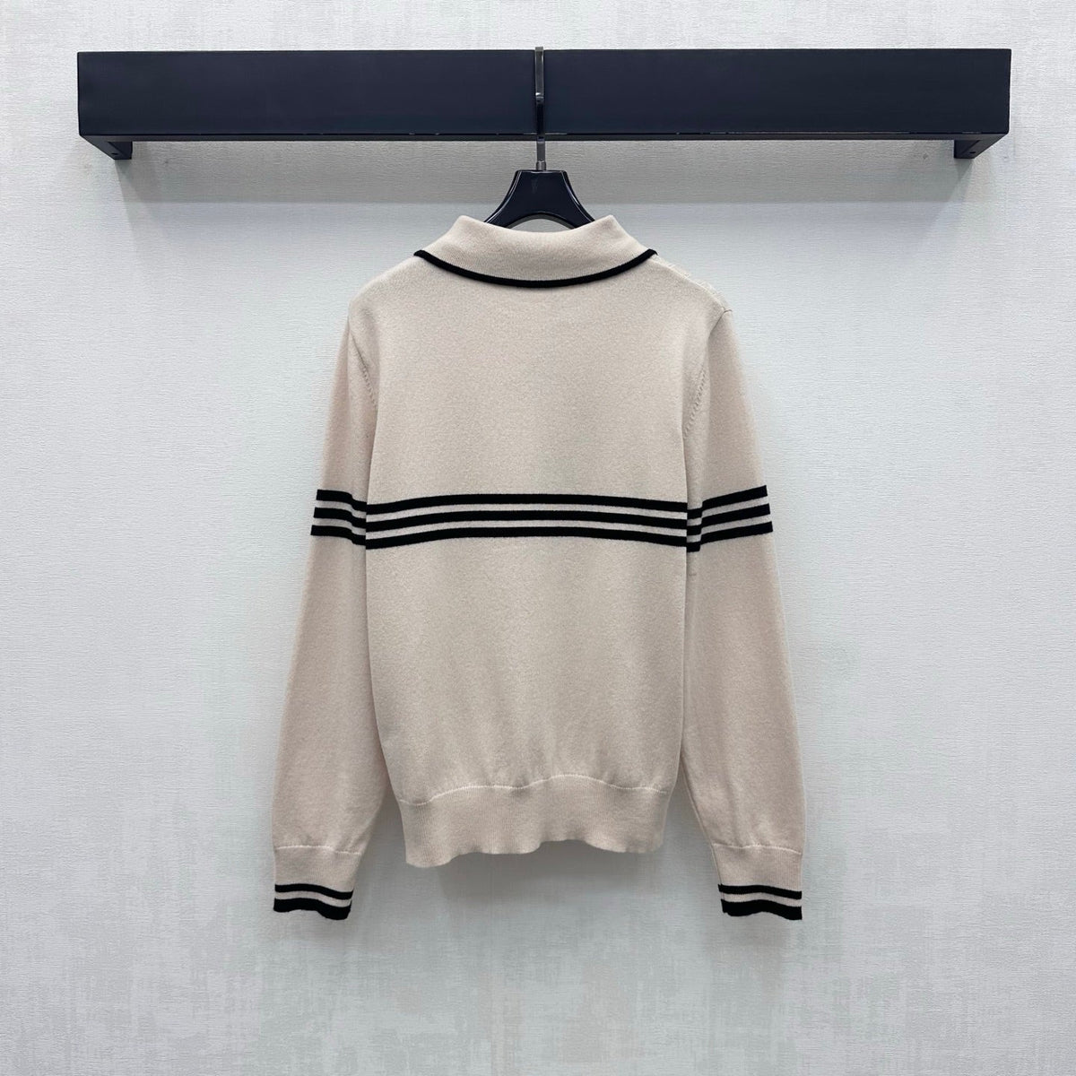 Miumiu 2026 Striped Long-Sleeve Knitwear Wool 418694