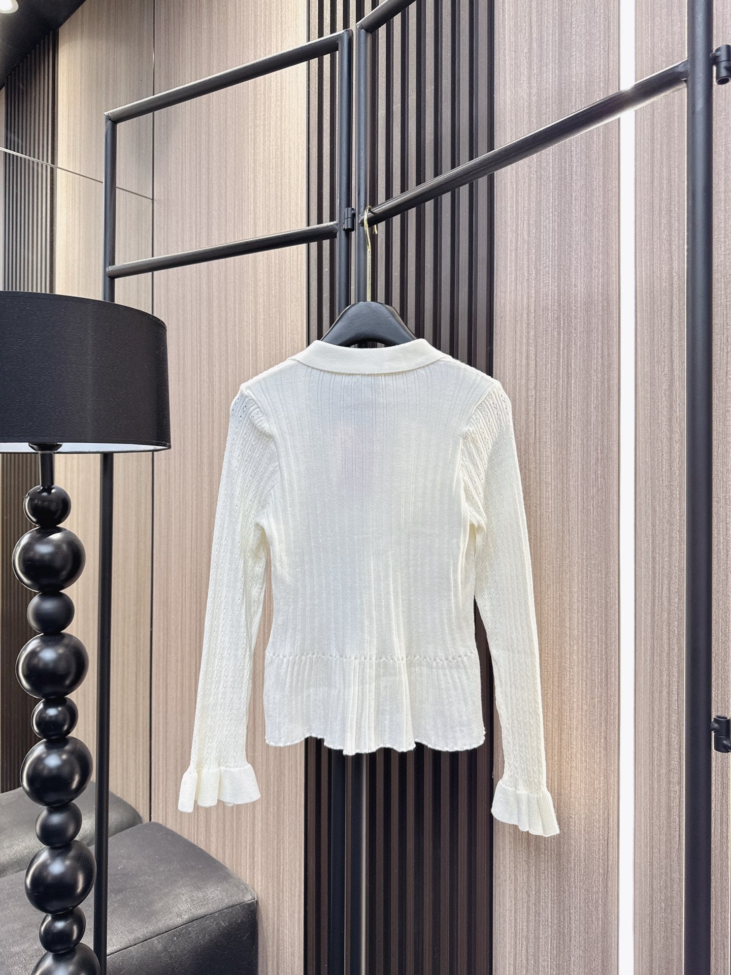 Miumiu 2025 V- Cardigan Cotton Wool