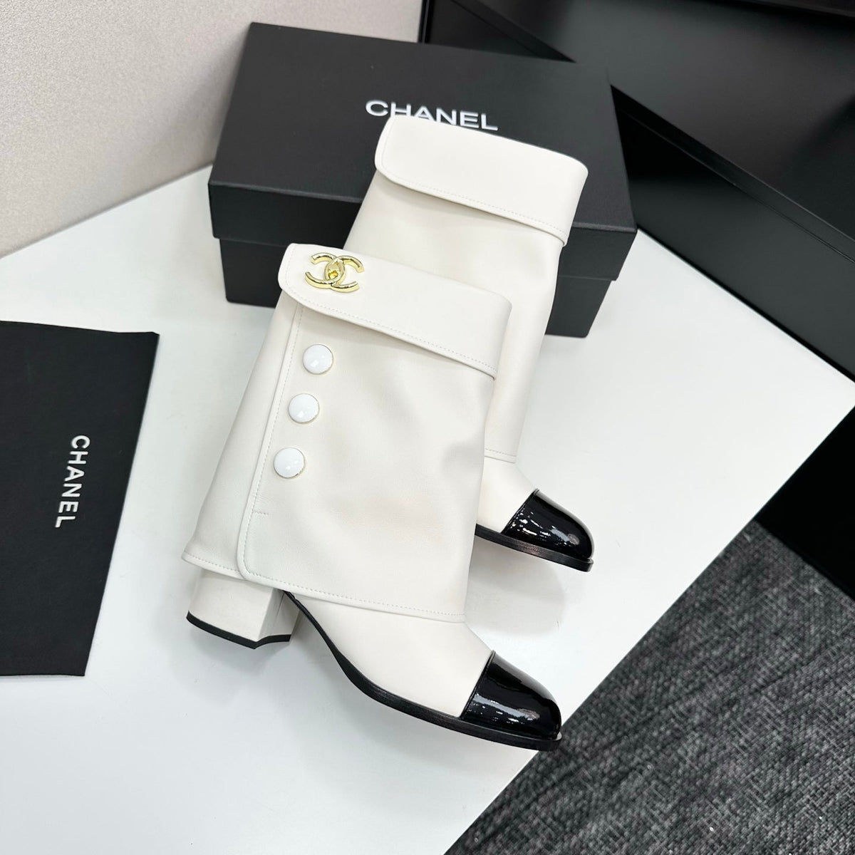 Chanel 2026 Ankle Boots 55mm Cowhide 985752
