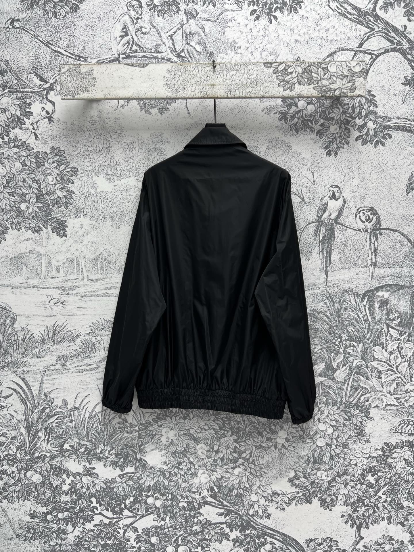 Miu Miu 25 Shirt Jacket Black Poliamide