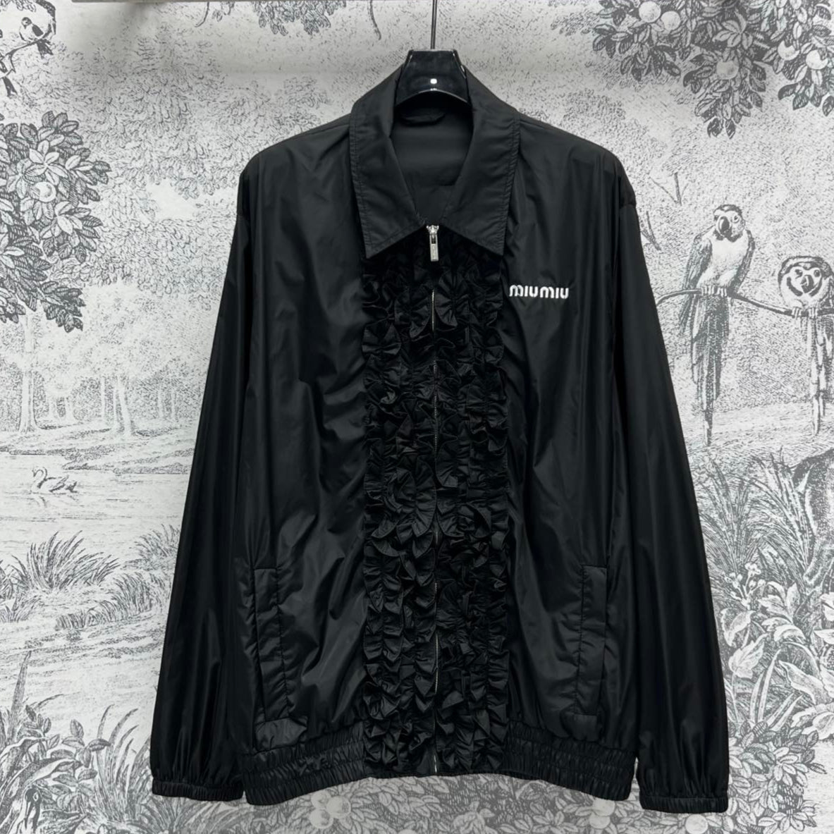 Miu Miu 25 Shirt Jacket Black Poliamide